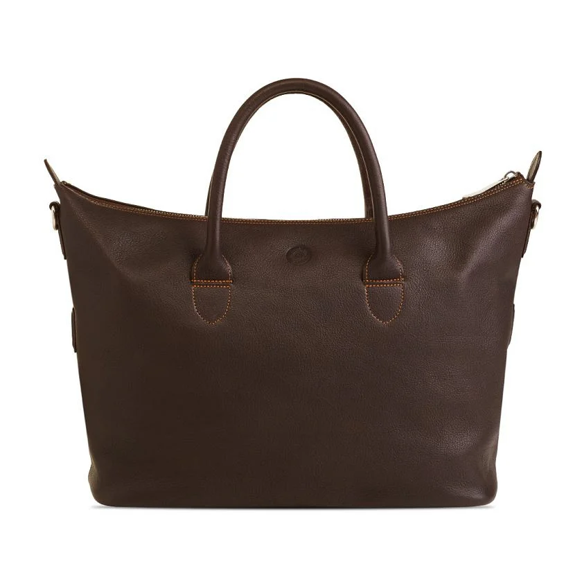 Tasche Mailand in Mocca – Detailansicht