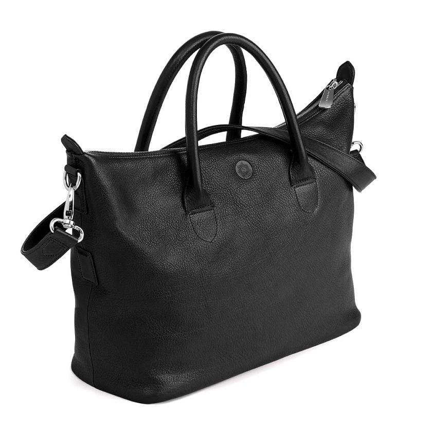 Tasche Mailand in Schwarz – Rückansicht