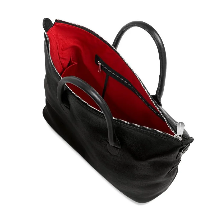 Tasche Mailand in Schwarz – Detailansicht