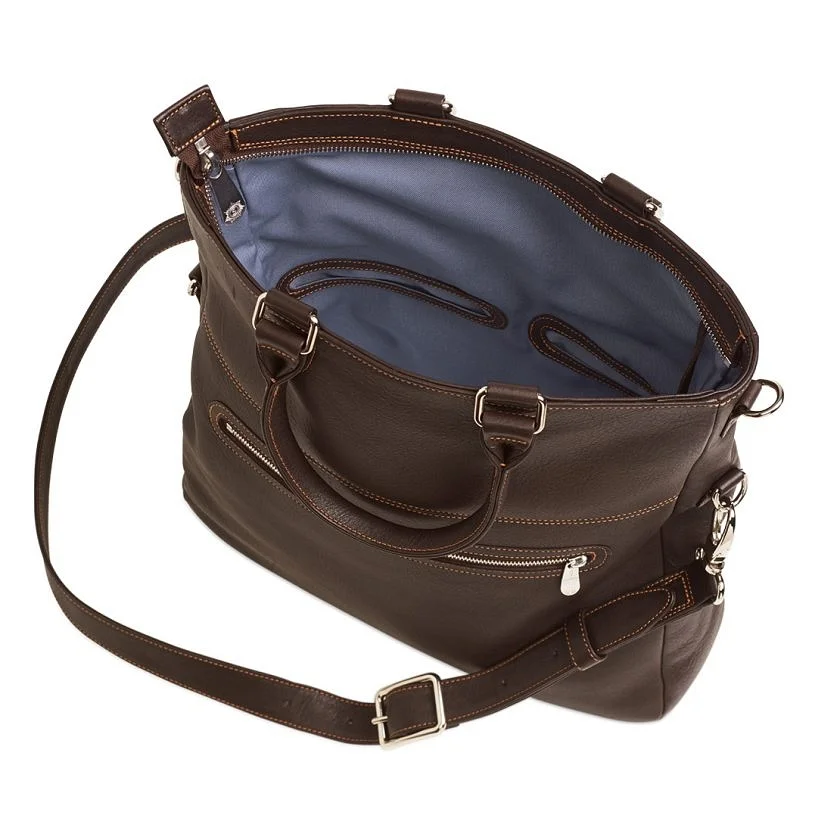 Tasche Siena in Mocca – Detailansicht