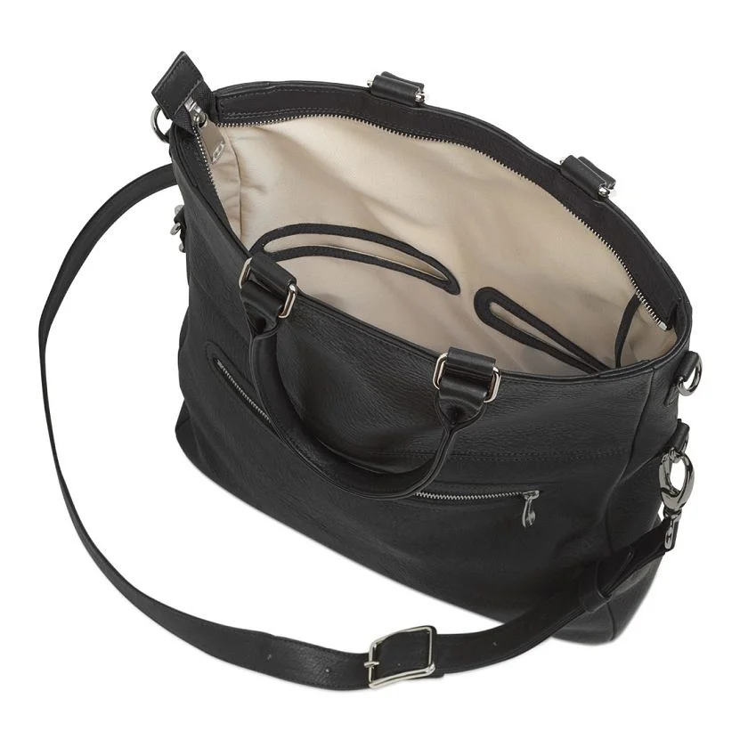 Tasche Siena in Schwarz – Detailansicht
