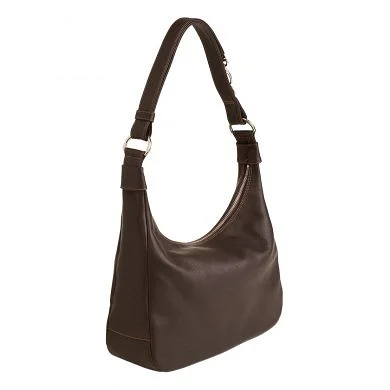Tasche Valencia in Mocca – Rückansicht