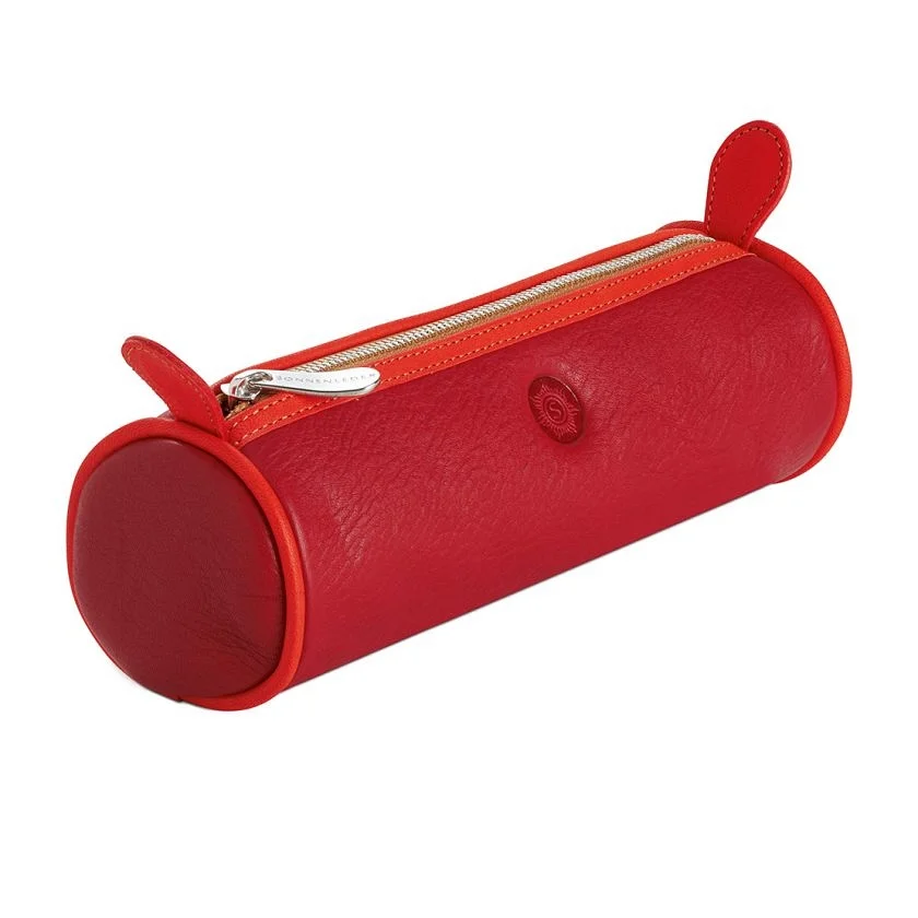 Stifte- & Schuletui Lotta in Rot-orange – Rückansicht