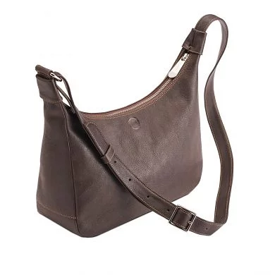 Tasche Venedig L in Mocca – Rückansicht