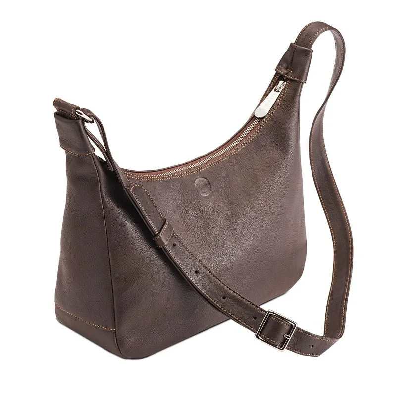 Tasche Venedig L in Mocca – Rückansicht