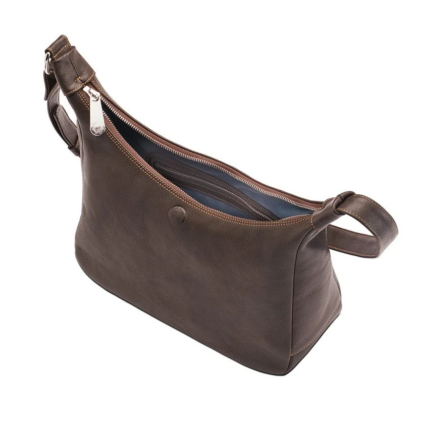 Tasche Venedig L in Mocca – Innenansicht