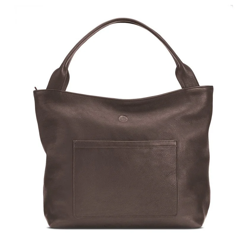 Tasche Barcelona in Mocca – Frontansicht