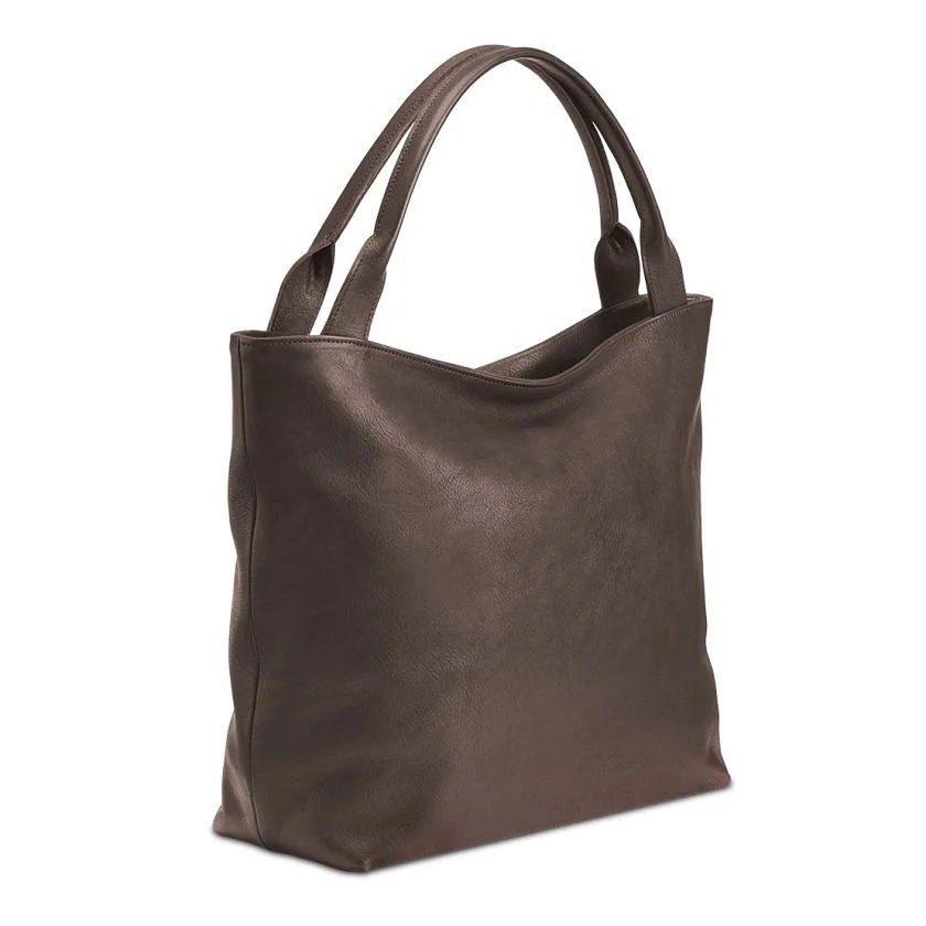 Tasche Barcelona in Mocca – Detailansicht