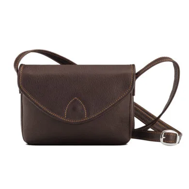 Tasche Inca in Mocca – Detailansicht