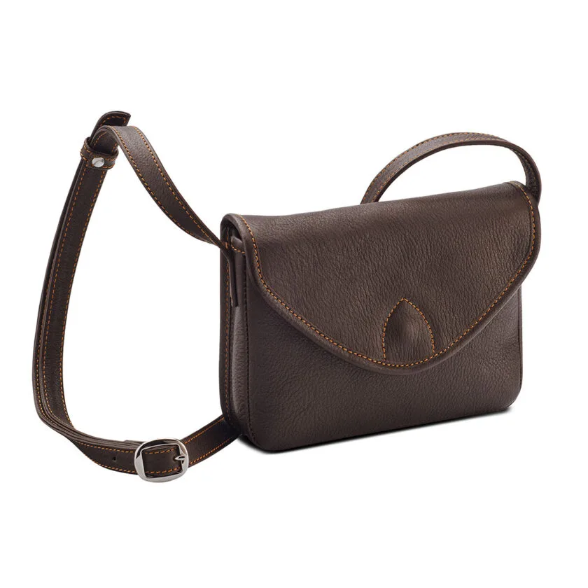 Tasche Inca in Mocca – Frontansicht