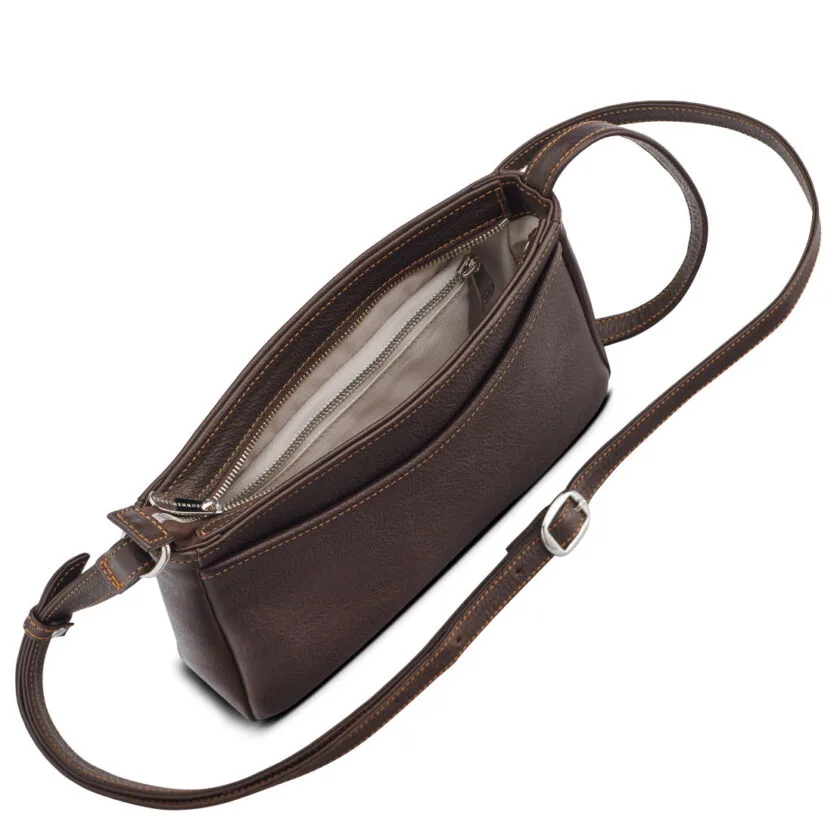 Tasche Palma in Mocca – Rückansicht
