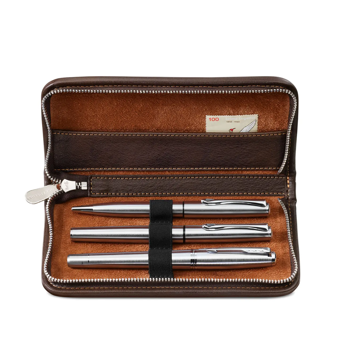 Pencil case Walser in Natural Leather | Sonnenleder